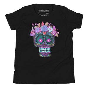Kids T-Shirt "Bored Skull Artists", black