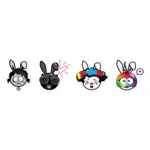 Crypto Rabbits Sticker