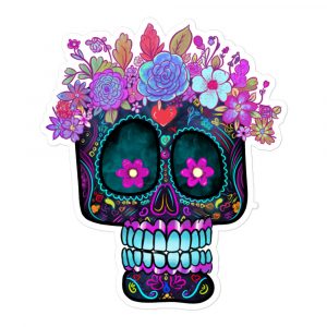 Bored Skull Artists Sticker