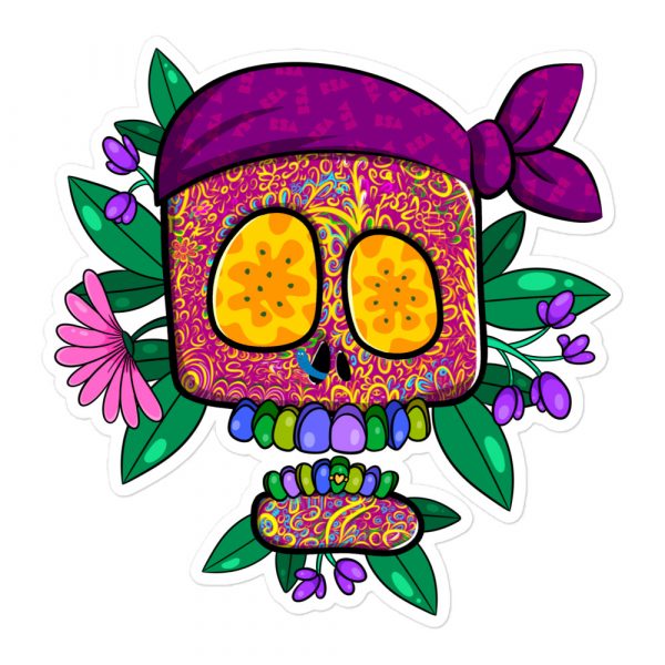 Bored Skull Artists Sticker