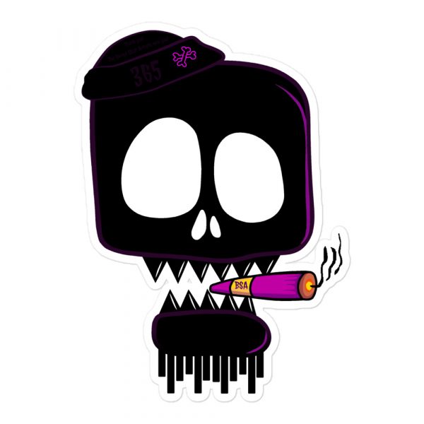 Bored Skull Artists Sticker