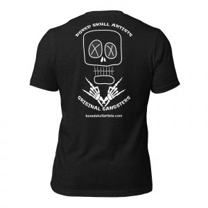 unisex-staple-t-shirt-black-heather-back-68bb08adcf167 Bored Skull Artists Tee