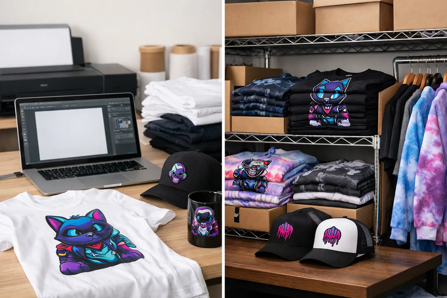 Print on Demand vs Inventory Merch Compared